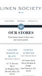 Mobile Screenshot of linensociety.com